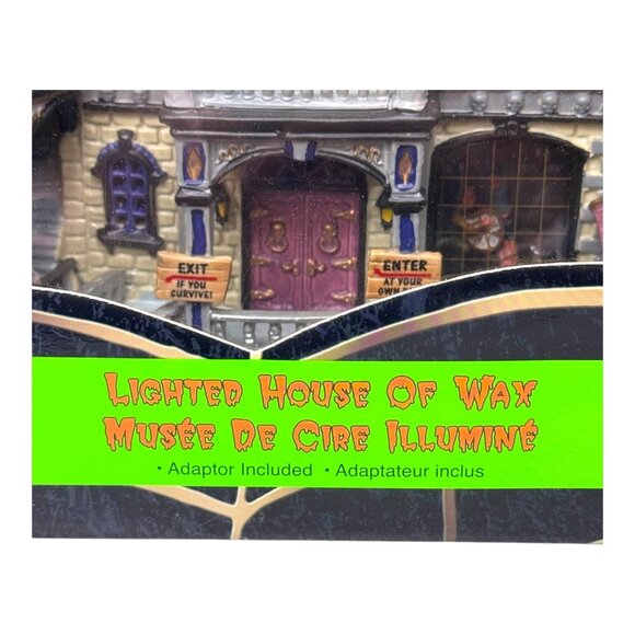 Lemax Spooky Town Lighted House of Wax Madam Ashburys Halloween Village BOX READ - Picture 8 of 15
